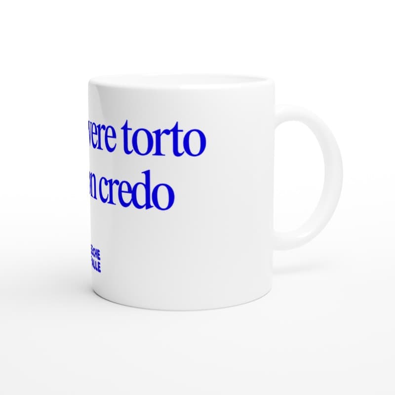 POTREI AVERE TORTO MA NON CREDO